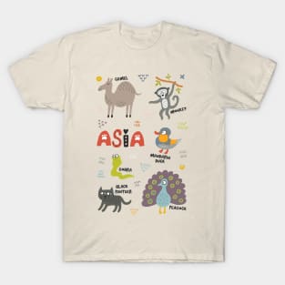 Asian Animals T-Shirt